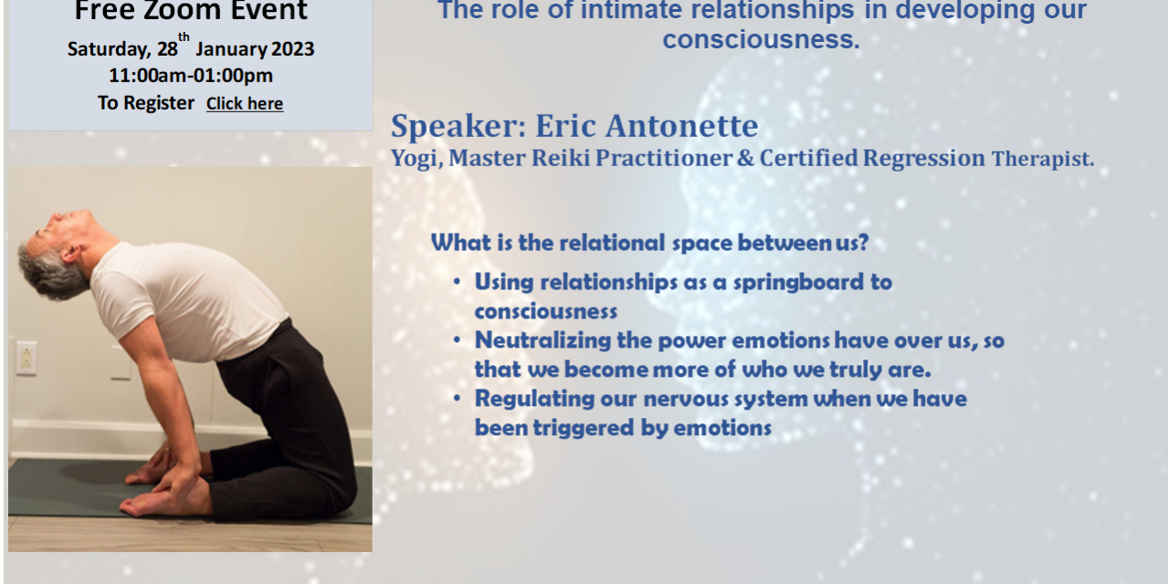 The role of intimate relationships in developing our consciousness by Eric Antonette