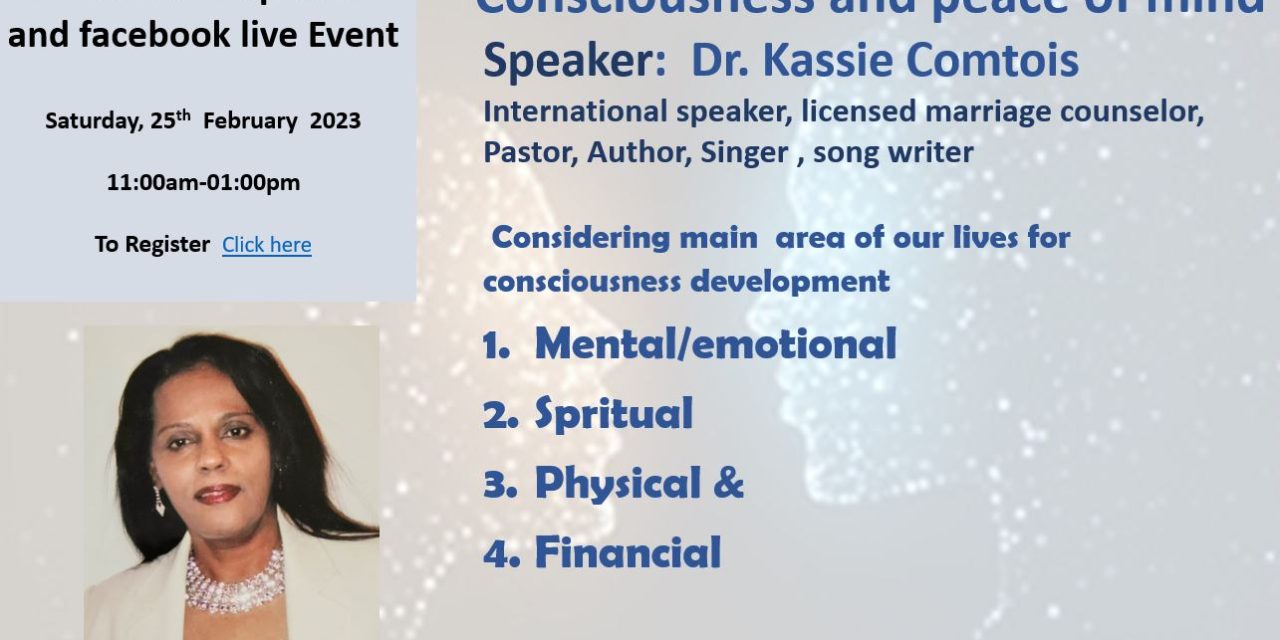 Consciousness and peace of mind by Kassie Comtois