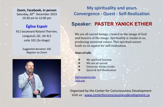 Paster Yanick Ethier